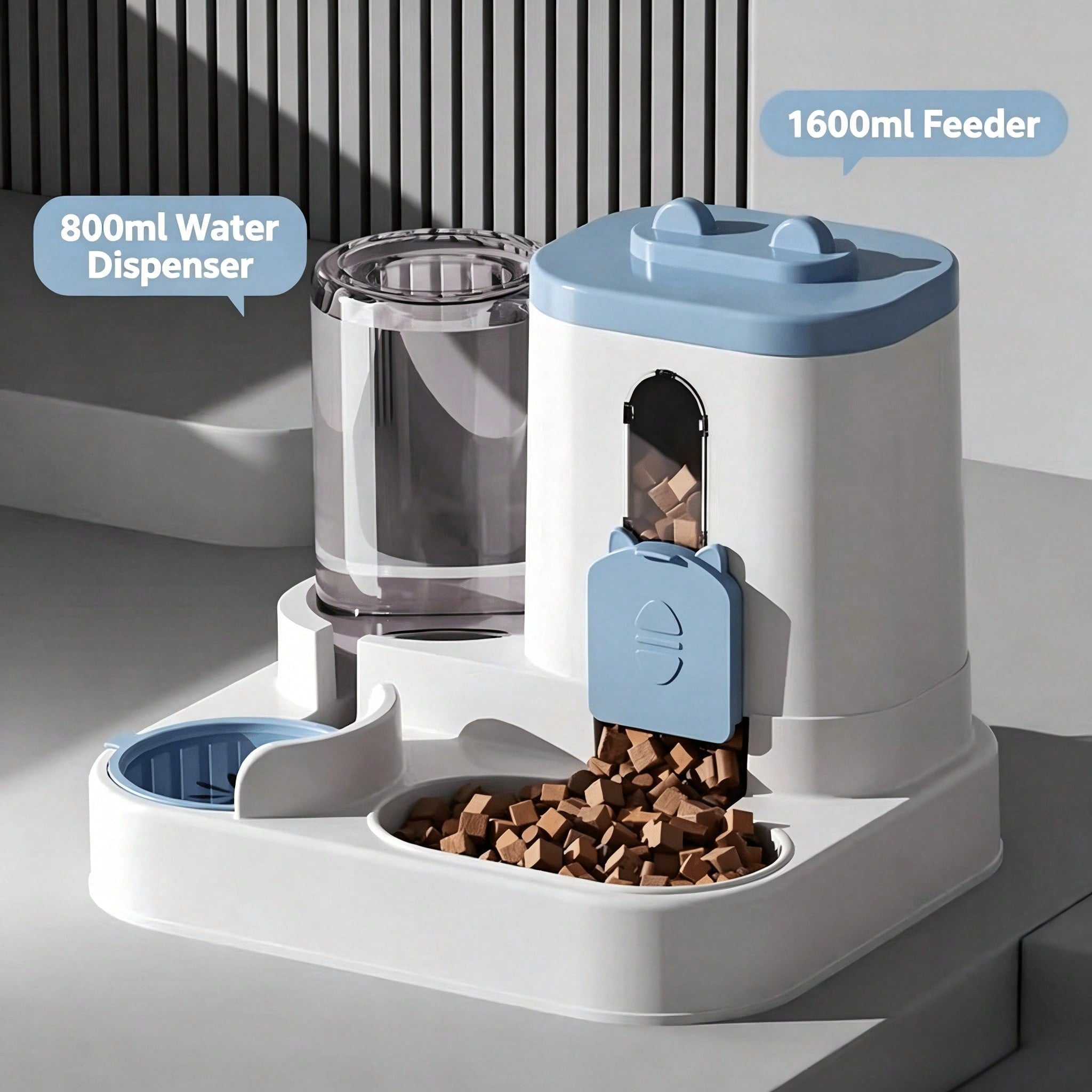 2-in-1 Gravity Pet Feeder & Waterer
