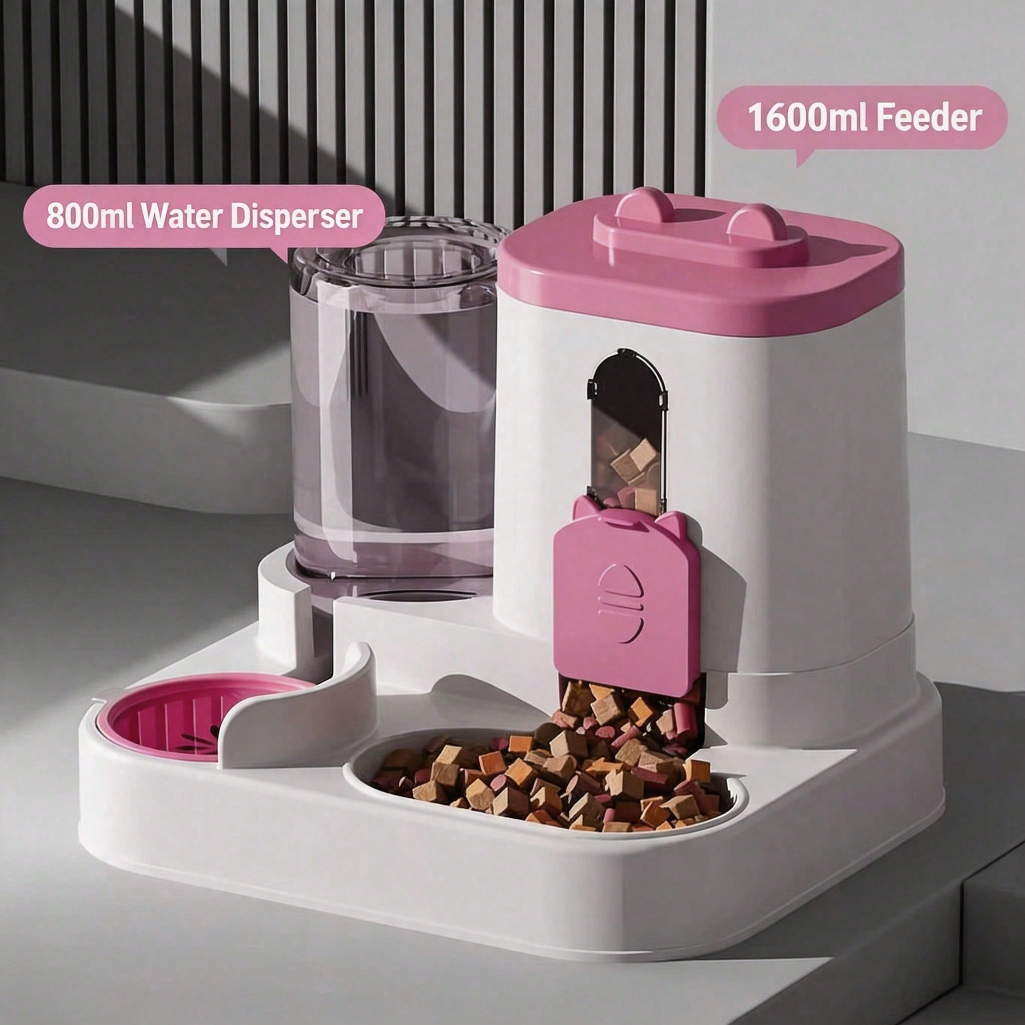 2-in-1 Gravity Pet Feeder & Waterer