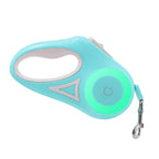 LED Retractable Dog Leash with Built-in Safety Light