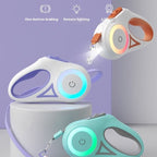 LED Retractable Dog Leash with Built-in Safety Light