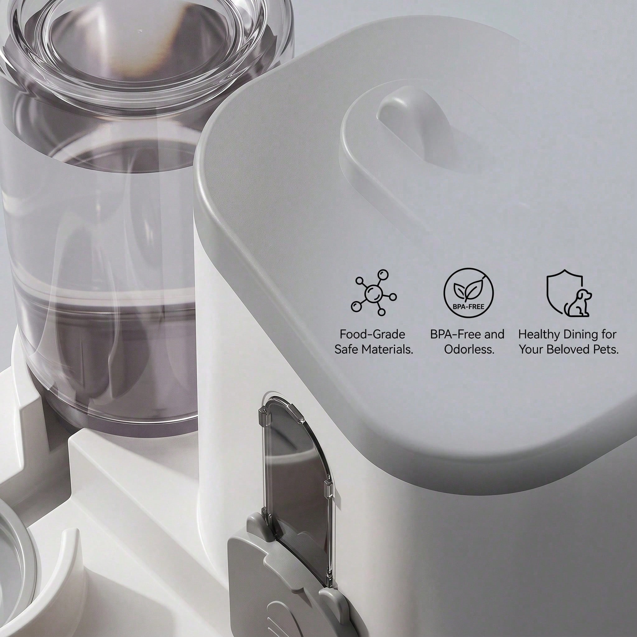 2-in-1 Gravity Pet Feeder & Waterer