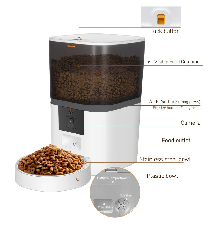 PawJoy™ SmartBite Cam Feeder