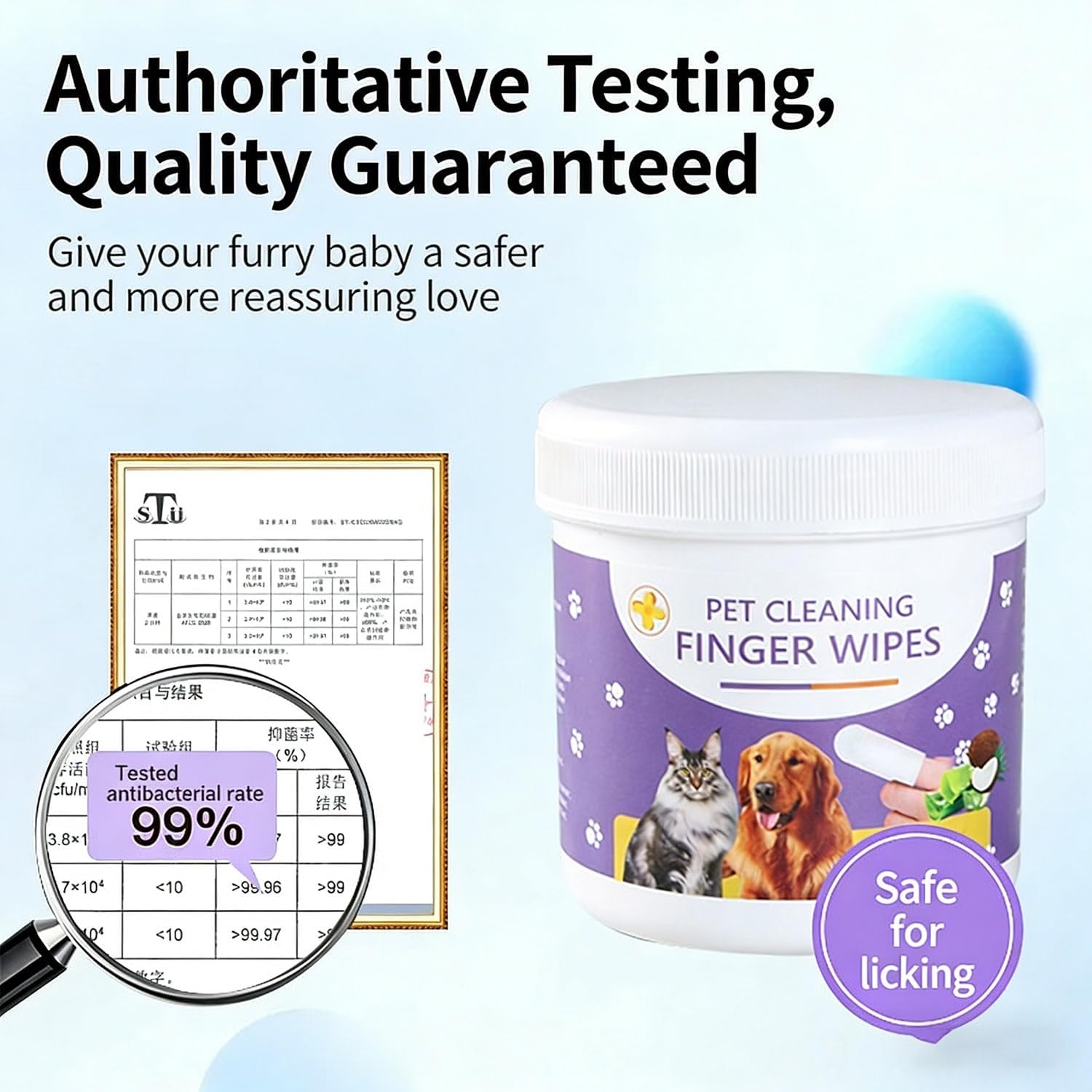 PawJoy™ FreshFinger Wipes