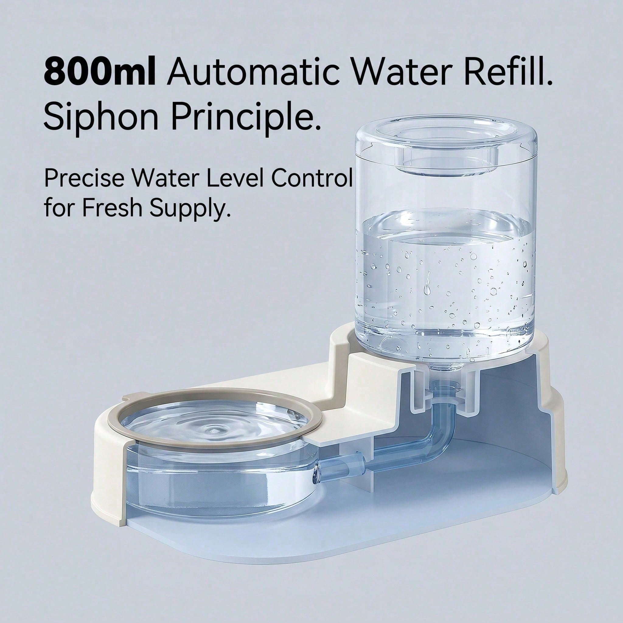 2-in-1 Gravity Pet Feeder & Waterer
