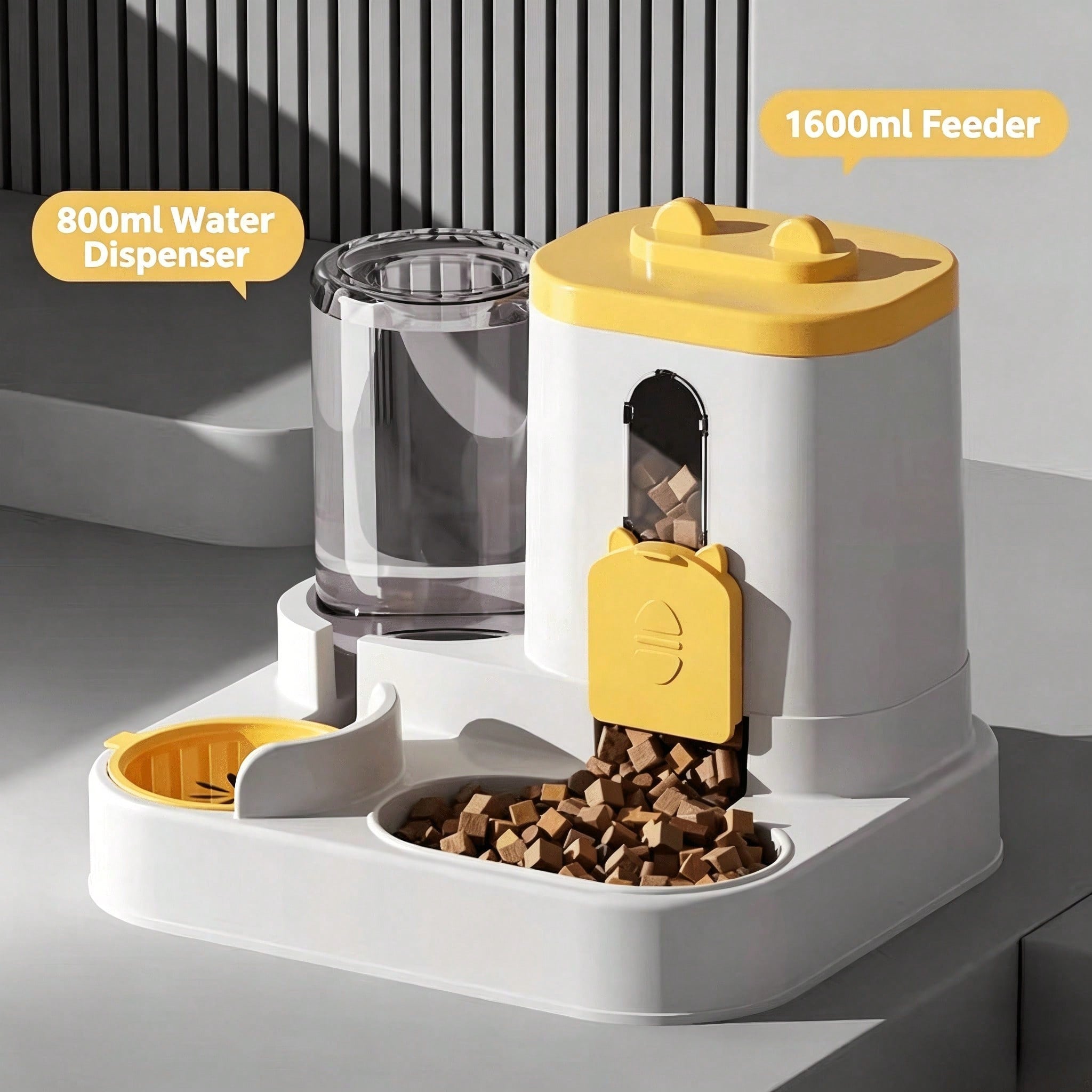 2-in-1 Gravity Pet Feeder & Waterer