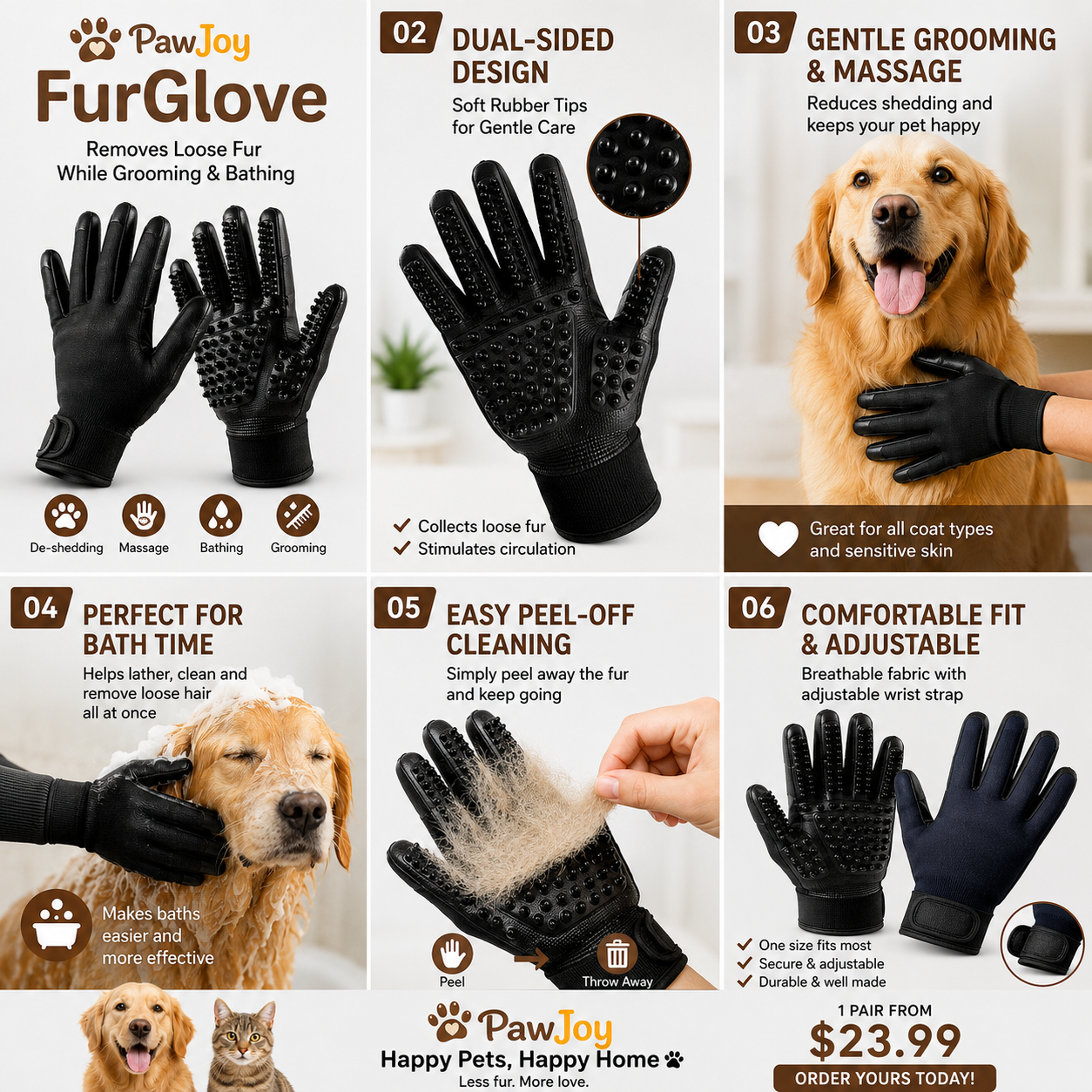 PawJoy™ FurGlove