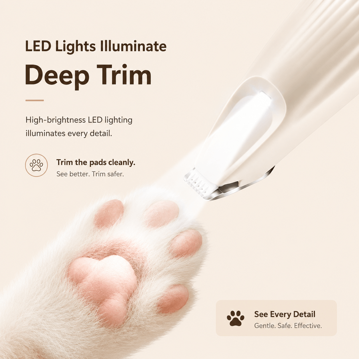 LED Precision Pet Trimmer