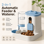 2-in-1 Gravity Pet Feeder & Waterer