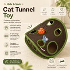 Hide & Seek Cat Tunnel Toy