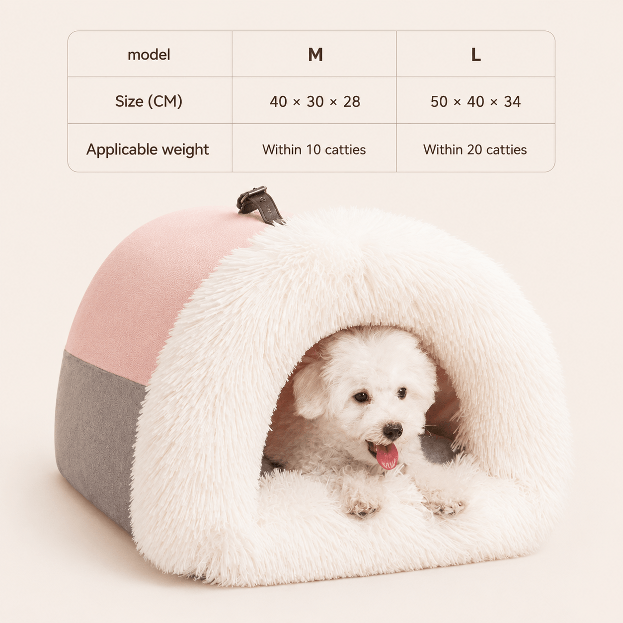 Portable Plush Pet Bed