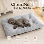 CloudNest Plush Pet Mat Bed