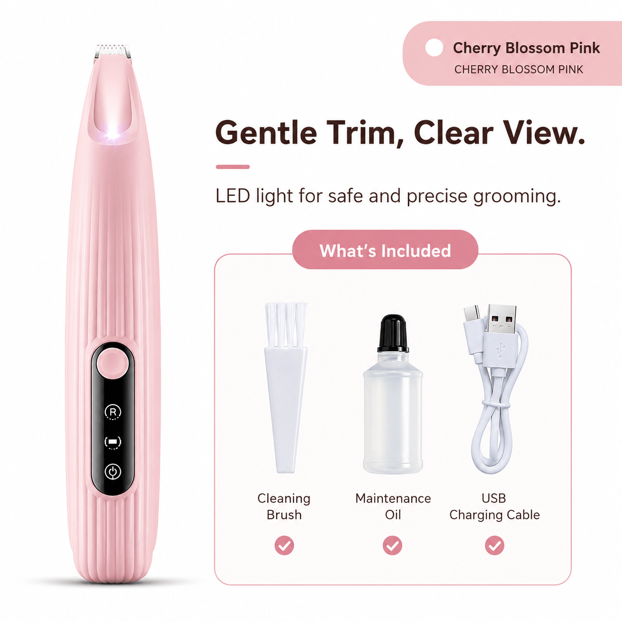 LED Precision Pet Trimmer